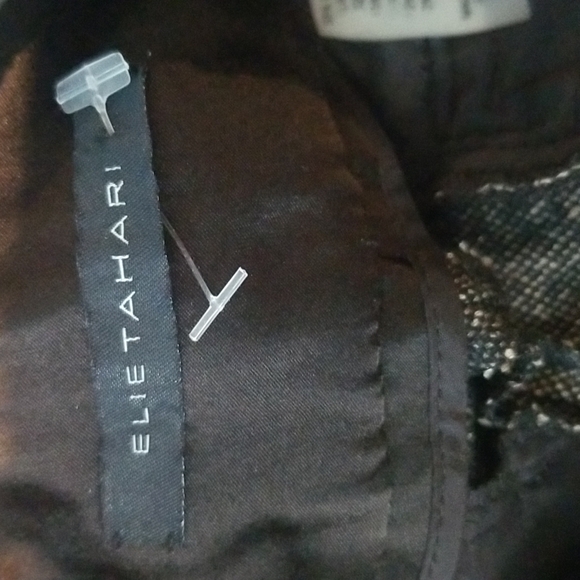 Elie Tahari Size 2 Brown Capri Cropped Dress Pants Wool Blend - Picture 3 of 4